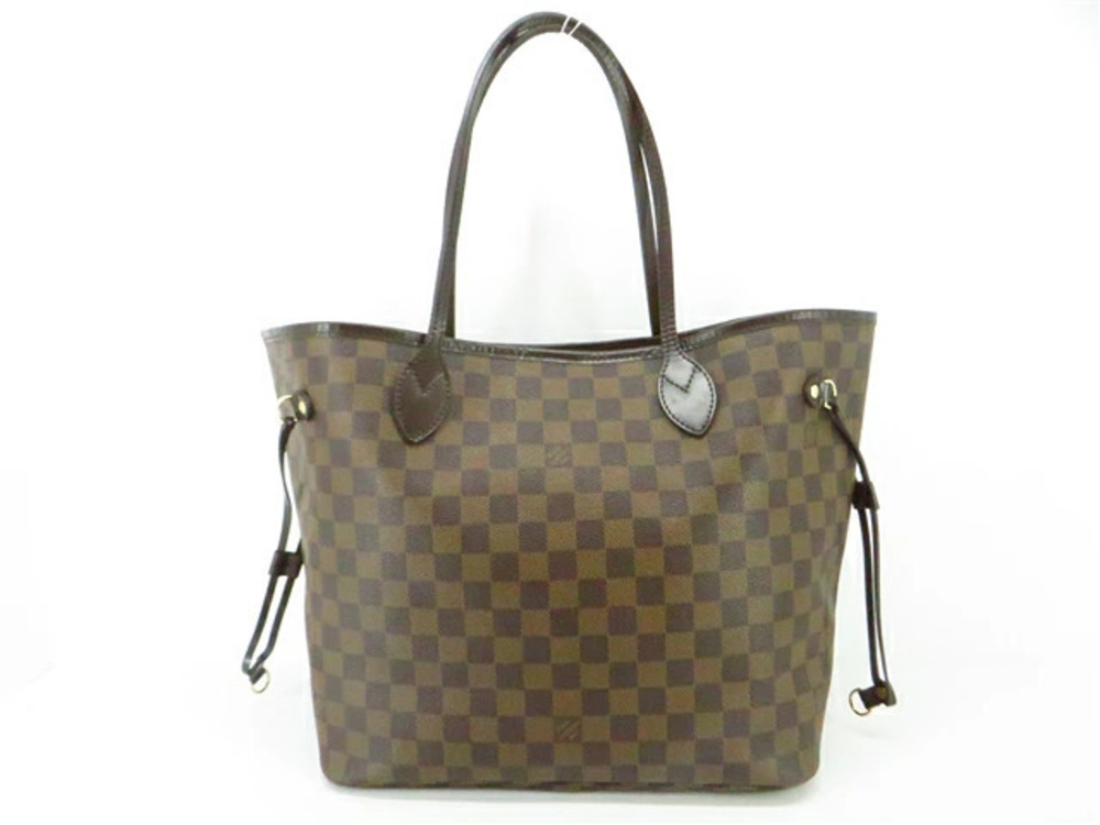 Louis Vuitton Tote Damier Neverfull Bag Brown